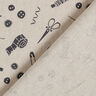 Decostof Half panama Fournituren – natuur/zwart,  thumbnail number 4