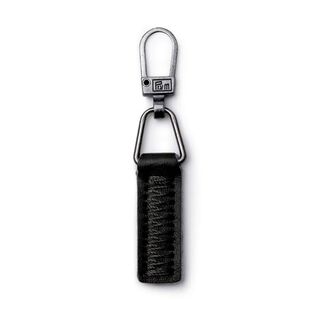 Fashion zipper imitatieleer [ 55 x 9 x 3 mm ] | Prym – zwart, 