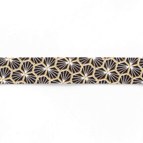 Biasband ruiten [27 mm] – zwart, 
