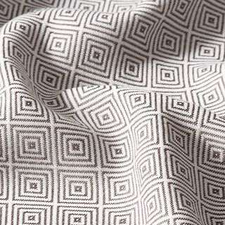Outdoorstof Jacquard diamant – grijs, 