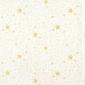 Decostof Jacquard Lurex zee van sterren – lichtbeige/goud,  thumbnail number 1