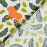 Katoenen stof Cretonne Jungledieren silhouetten – groen,  thumbnail number 4