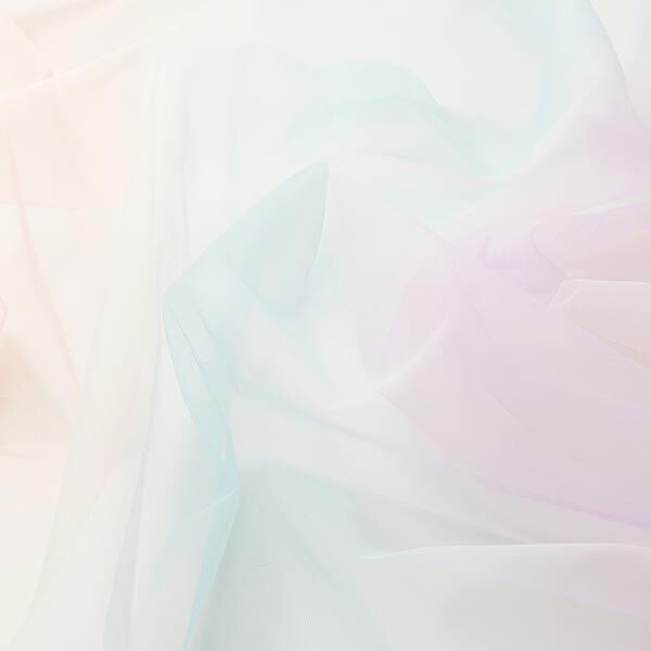 Softmesh Regenboog-verloop – lichtblauw/mint,  image number 2