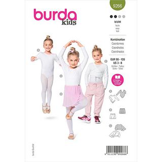 Rok,Body,Vest, Burda 9266 | 98-128, 