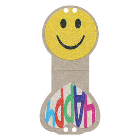 Garnering Smiley, 23 mm | Prym – geel, 