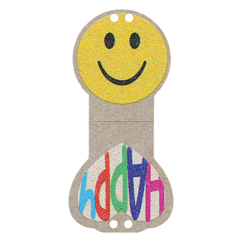 Garnering Smiley, 23 mm | Prym – geel,  image number 1
