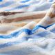 Gezellige fleece onregelmatige strepen – wit/blauw,  thumbnail number 2