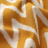Outdoorstof jacquard Ikat patroon – mosterd,  thumbnail number 2