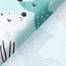 Katoenen stof Cretonne abstracte honden – hemelsblauw/roos,  thumbnail number 4