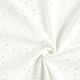 Katoenen mousseline verspreide gouden vlekken – wit/goud,  thumbnail number 3