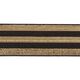 Gestreepte elastiek [40 mm] – zwart/goud,  thumbnail number 1