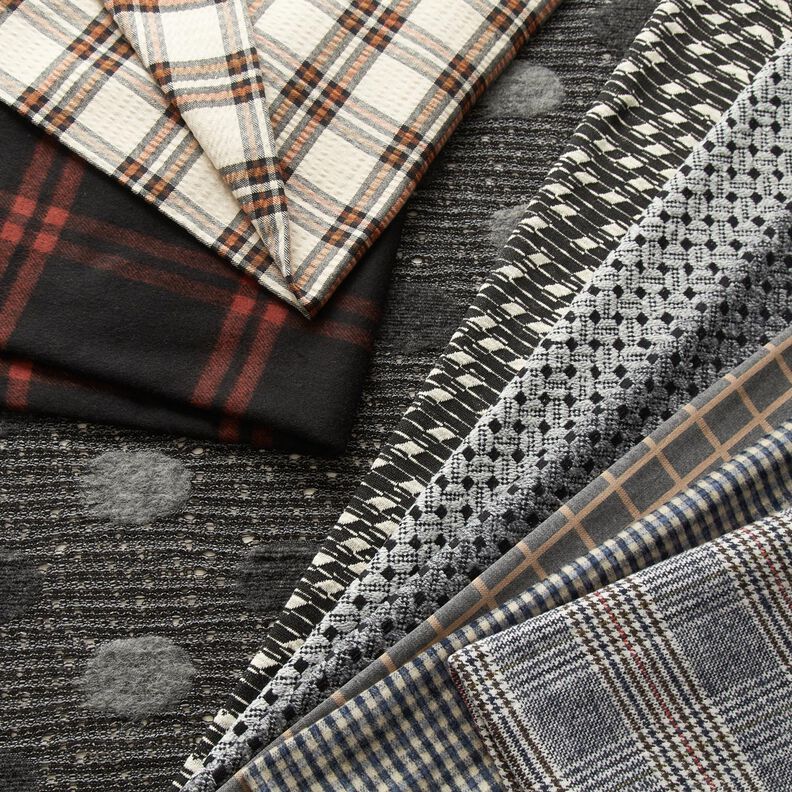 Seersucker-tartan – beige/terracotta,  image number 6
