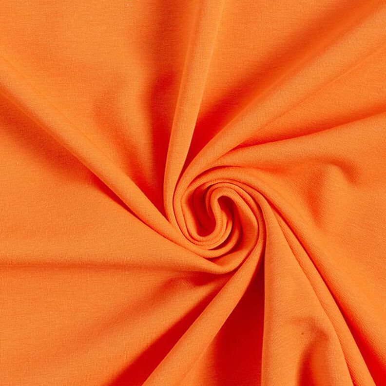 Licht katoenen sweatstof effen – oranje,  image number 1