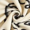 Mantelbreistof abstracte gezichten – zwart/ecru,  thumbnail number 3