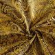 Kledingsjacquard metallic paisley – goud/zwart,  thumbnail number 3