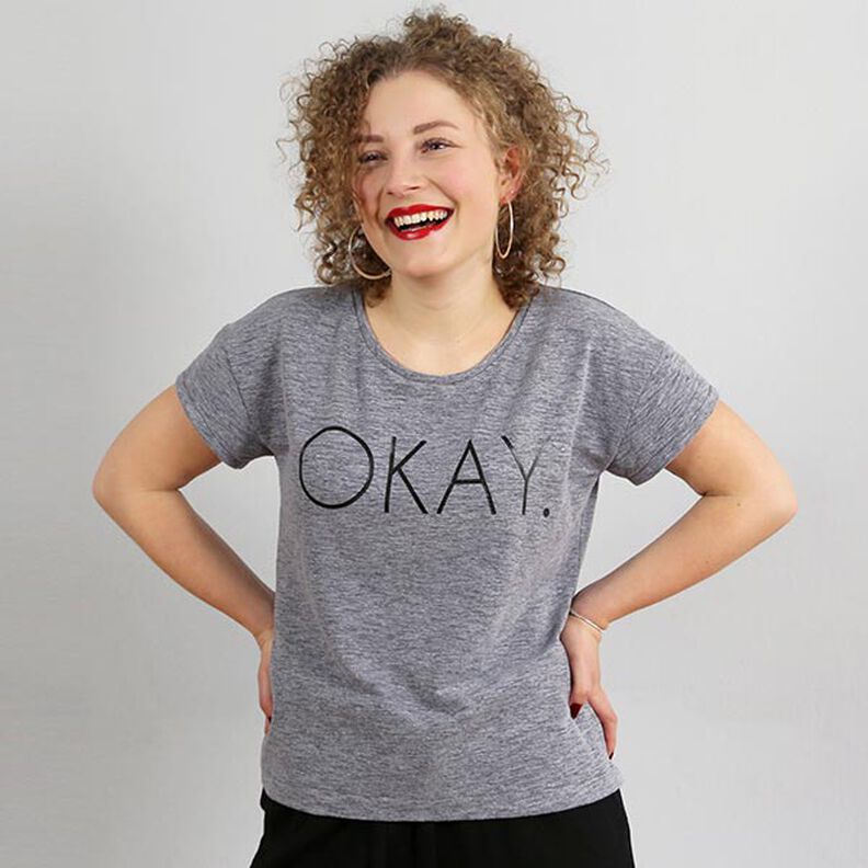 FRAU TINA - casual basic hemd met korte mouwen, Studio Schnittreif | XS - XXL,  image number 3
