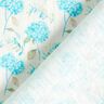 Linnenmix delicate hortensia's – ivoor/licht turkoois,  thumbnail number 4