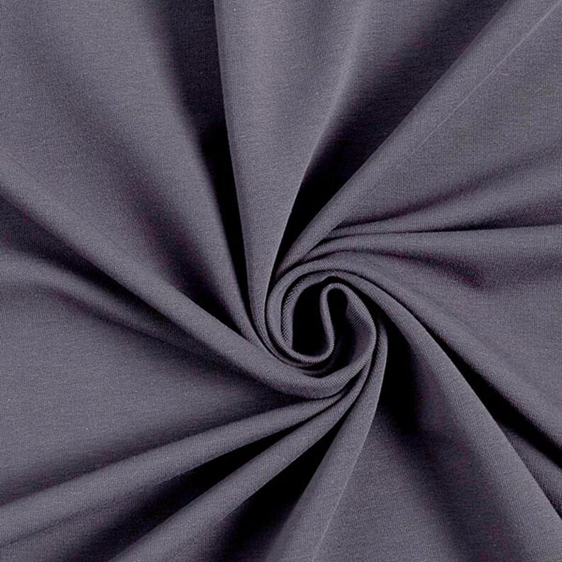 Lichte French Terry effen – zwart blauw, image number 1