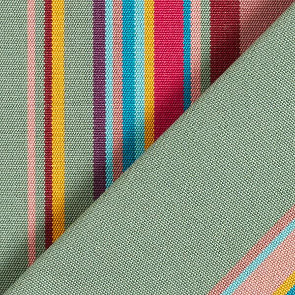 Outdoorstof Canvas Felgekleurde strepen – donker oudroze,  image number 5