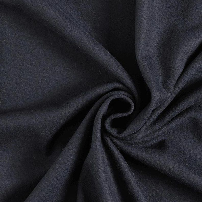 Gebreid wol effen – zwart blauw,  image number 1