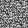 Viscose jersey abstract luipaardpatroon – zwart/wit,  thumbnail number 7