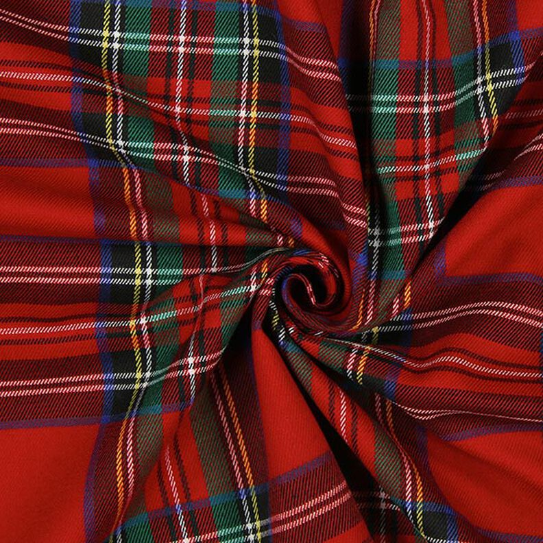 Schotse ruit tartan ruit groot – rood,  image number 2
