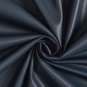 Imitatieleer met velours achterkant  – nachtblauw, 