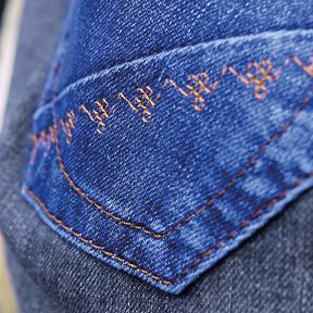 Naaigarenset denim [ 100m | 6 Stuk ] | Gütermann creativ – kleurenmix, 
