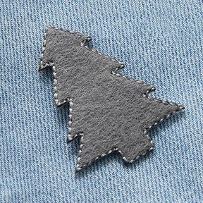 Applicatie Vilt Kerstboom [4 cm] – grijs, 
