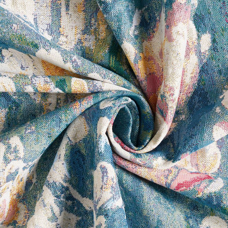 Decostof Gobelin Waterlelies – lichtbeige/groen,  image number 3