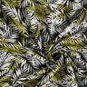 Viscosemix palmbladeren – zwart/geel olijfgroen,  thumbnail number 3