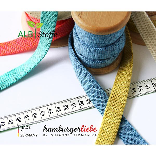 GOTS Bio hoodiekoord CORD ME Melange [20 mm] | Albstoffe | Hamburger Liebe,  image number 3
