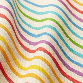 Decostof Half panama Regenboogstrepen, 