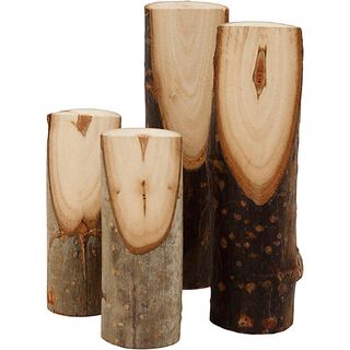 Houten takken met schuine snijrand [4stuks], 
