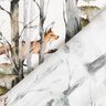 Katoenpopeline Vos in het bos Digitaal printen – wit,  thumbnail number 4