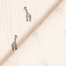 Mousseline/dubbel gehaakte stoffen Schattige giraffen – wit,  thumbnail number 4