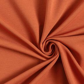 Lichte French Terry effen – terracotta, 