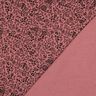 Mousseline/dubbel gehaakte stoffen tweekleurige bloemen  | Poppy Fabrics – donker oudroze/zwart,  thumbnail number 4