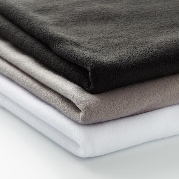 Premium antipilling fleece stretch – wit,  image number 4