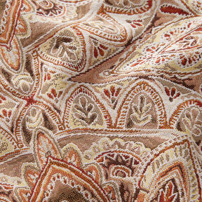 Decostof Gobelin delicate mandala – ecru/brons, 