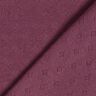 Fijngebreide jersey met gaatjesmotief – aubergine,  thumbnail number 4