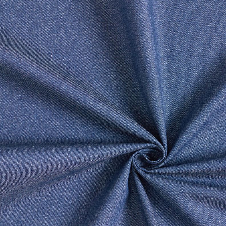 Lichtgewicht katoen-denim – blauw,  image number 1