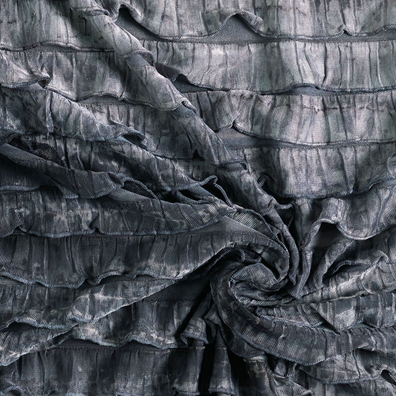 Gegolfde jersey batik horizontale strepen – lichtgrijs,  image number 3