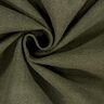 Ramie Linnen stof stone washed, zware kwaliteit – donkerolijf,  thumbnail number 2