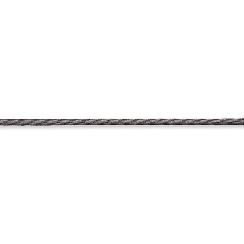 Gummikoord [Ø 3 mm] – donkergrijs,  image number 2