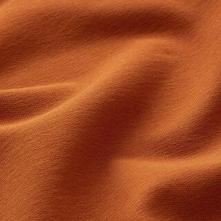 Lichte French Terry effen – terracotta, 