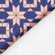 Softsweat Noors patroon – indigo/zalm,  thumbnail number 4