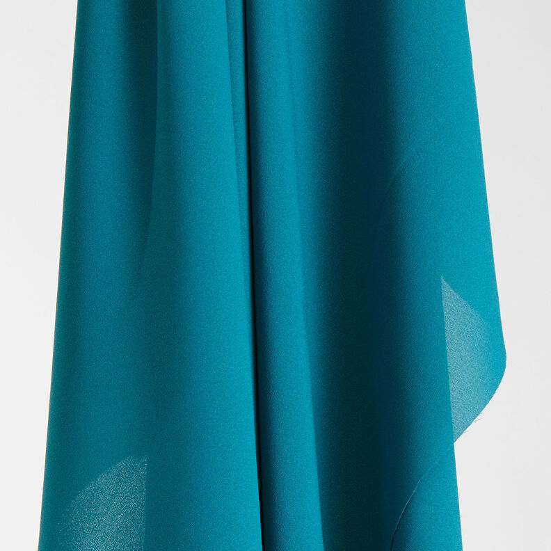 Crêpe Georgette – licht petroleum,  image number 5