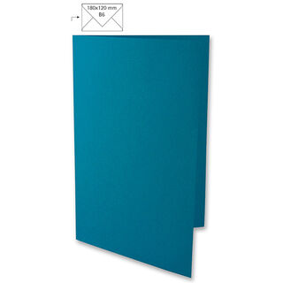 Kaart B6 – turkooisblauw, 