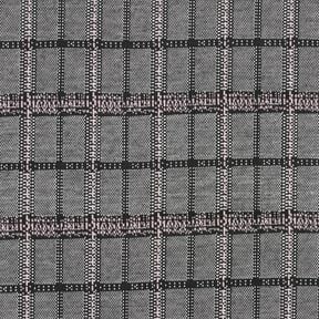 Gebreide jacquard ruit – zwart/wit, 